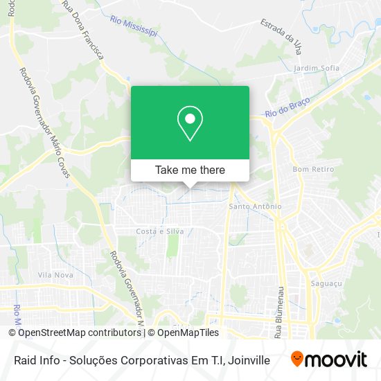 Raid Info - Soluções Corporativas Em T.I map