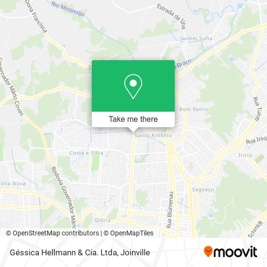 Géssica Hellmann & Cia. Ltda map
