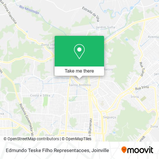 Edmundo Teske Filho Representacoes map