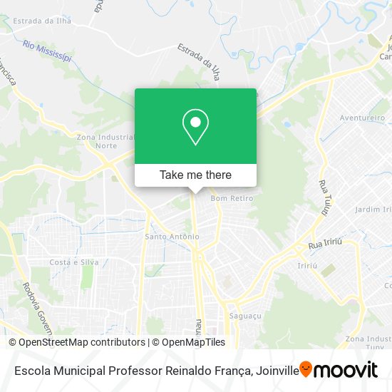 Escola Municipal Professor Reinaldo França map