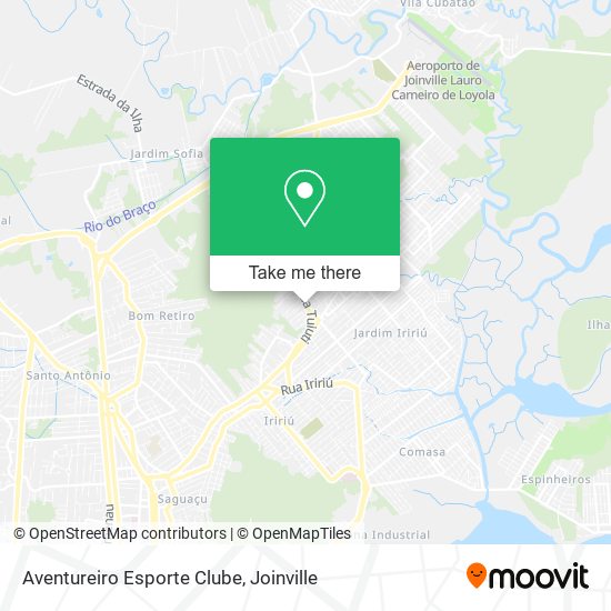 Aventureiro Esporte Clube map