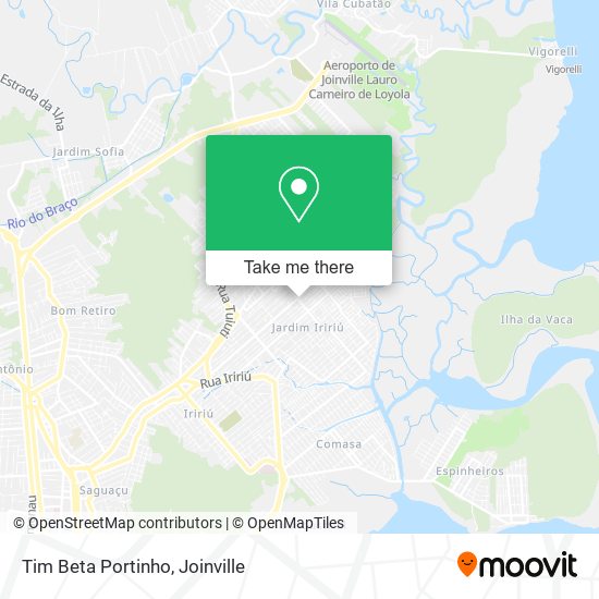 Tim Beta Portinho map