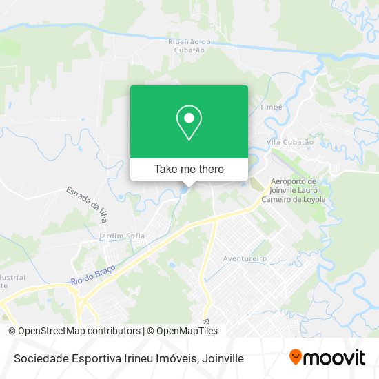 Sociedade Esportiva Irineu Imóveis map