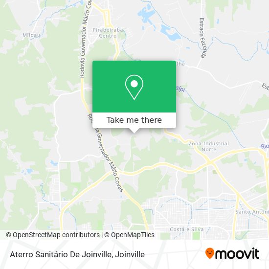 Aterro Sanitário De Joinville map