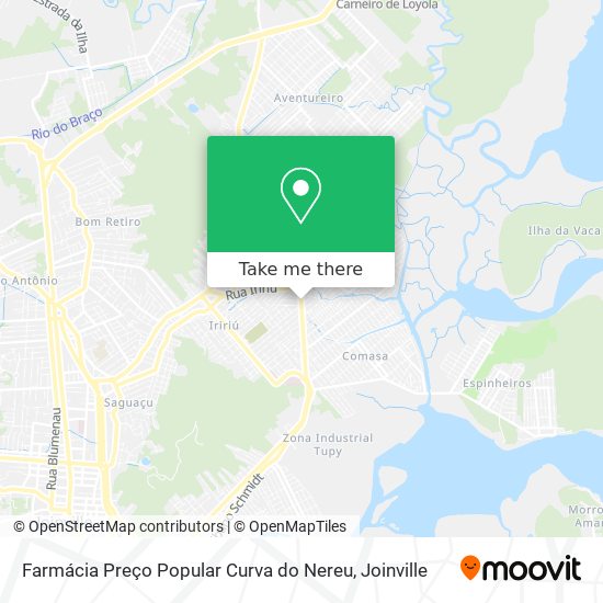 Farmácia Preço Popular Curva do Nereu map
