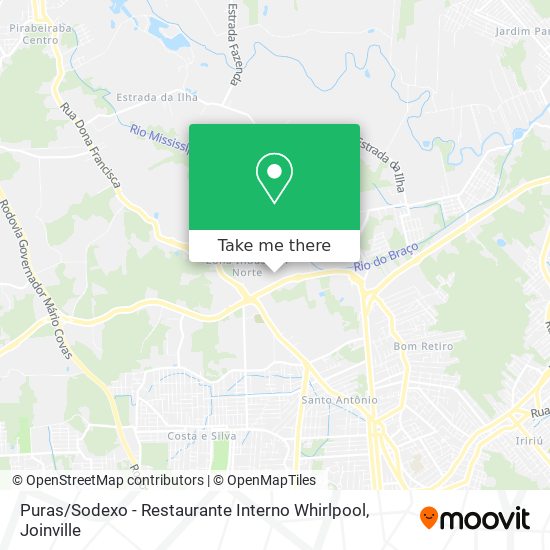 Mapa Puras / Sodexo - Restaurante Interno Whirlpool
