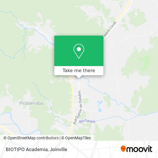 BIOTIPO Academia map