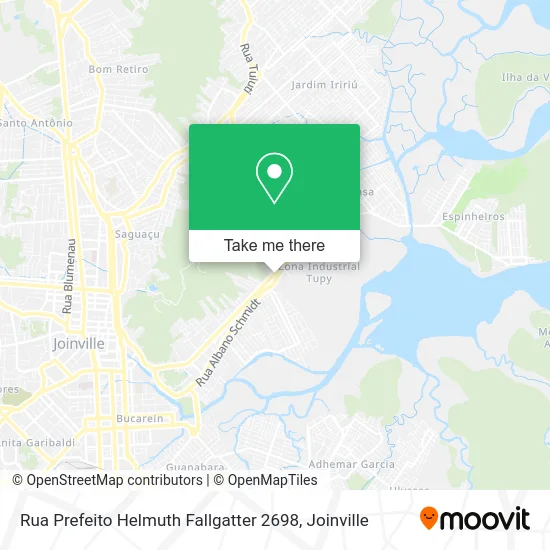 Rua Prefeito Helmuth Fallgatter 2698 map