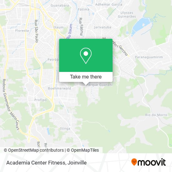 Academia Center Fitness map