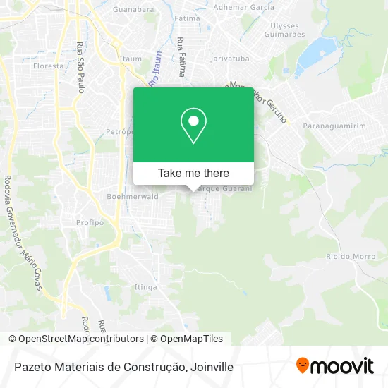 Pazeto Materiais de Construção map