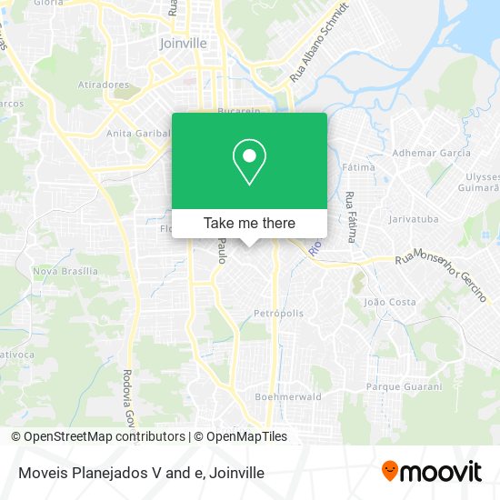 Moveis Planejados V and e map