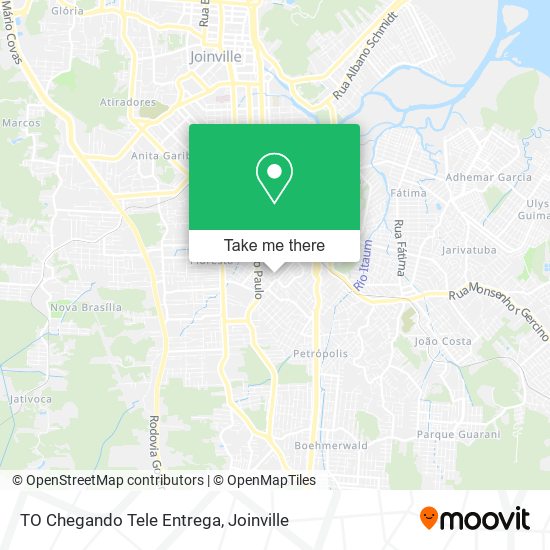 TO Chegando Tele Entrega map