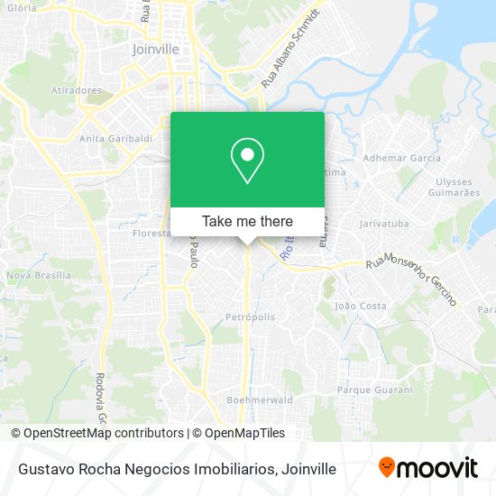 Gustavo Rocha Negocios Imobiliarios map