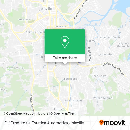 Djf Produtos e Estetica Automotiva map