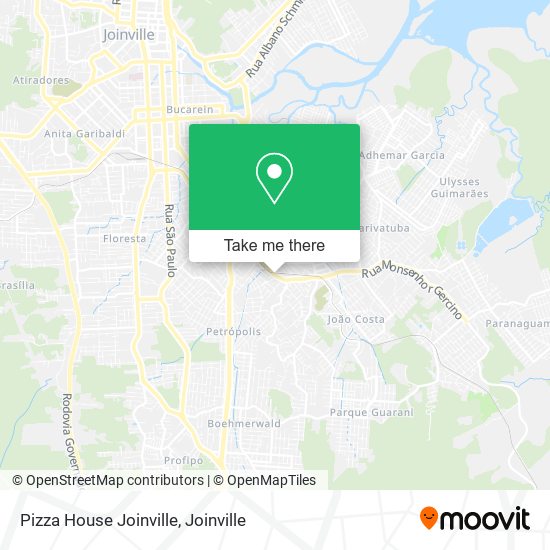 Pizza House Joinville map