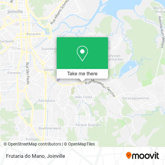 Frutaria do Mano map
