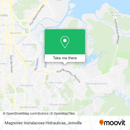 Magnotec Instalacoes Hidraulicas map