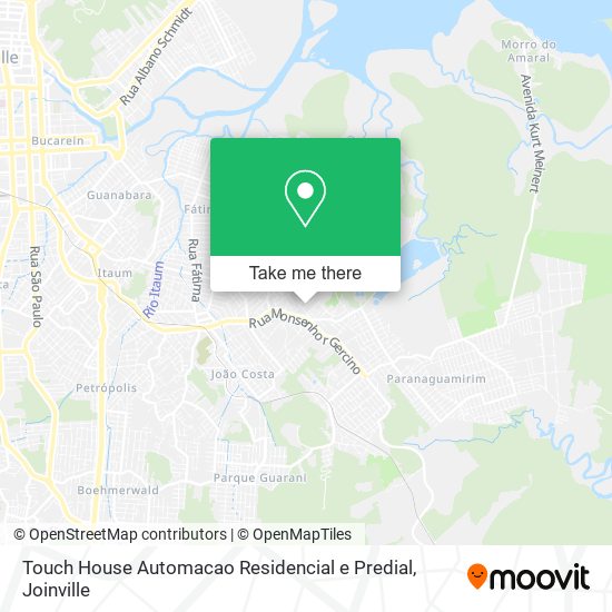 Mapa Touch House Automacao Residencial e Predial