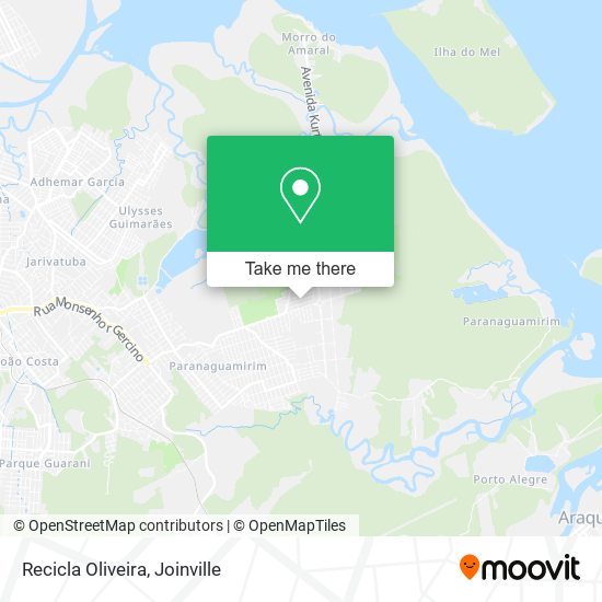 Recicla Oliveira map