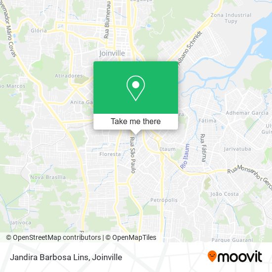 Jandira Barbosa Lins map