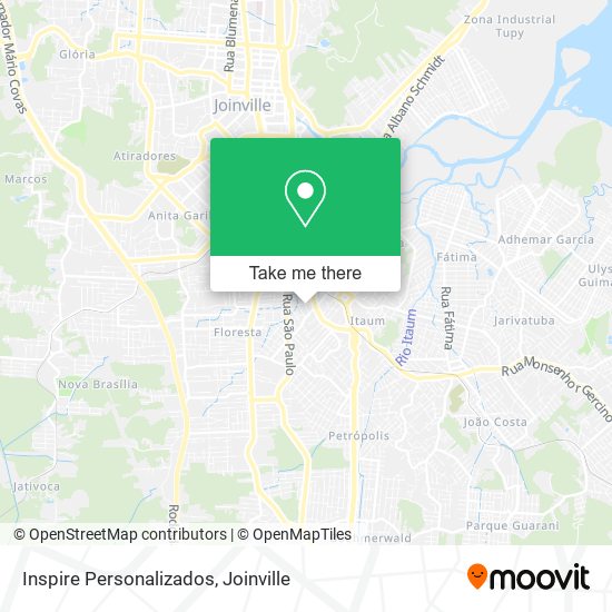 Inspire Personalizados map