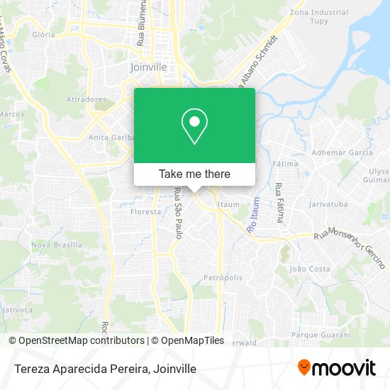 Tereza Aparecida Pereira map