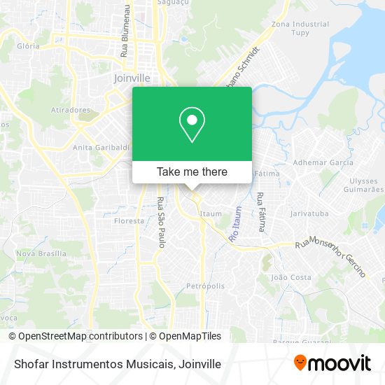 Shofar Instrumentos Musicais map