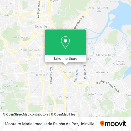 Mosteiro Maria Imaculada Rainha da Paz map