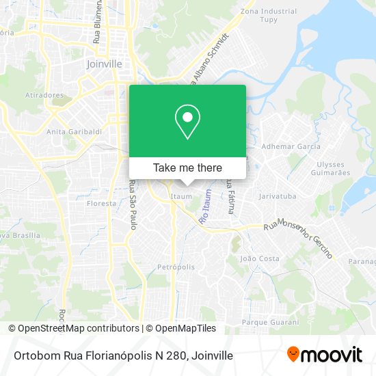 Ortobom Rua Florianópolis N 280 map