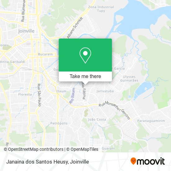 Janaina dos Santos Heusy map