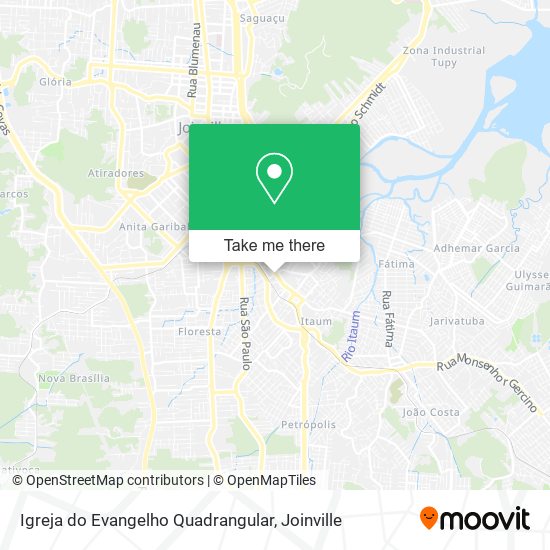 Igreja do Evangelho Quadrangular map
