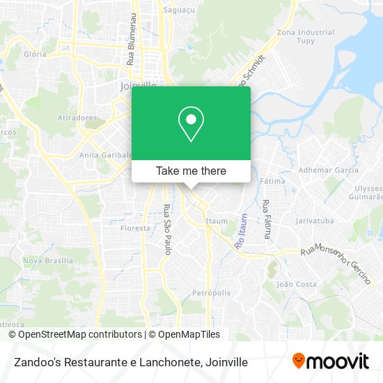 Zandoo's Restaurante e Lanchonete map