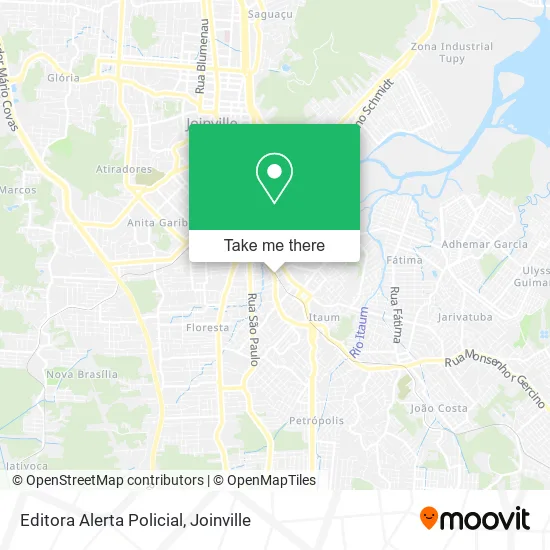 Editora Alerta Policial map