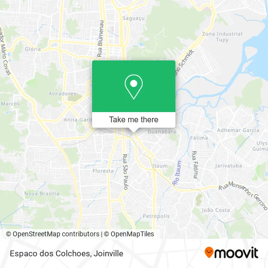 Espaco dos Colchoes map