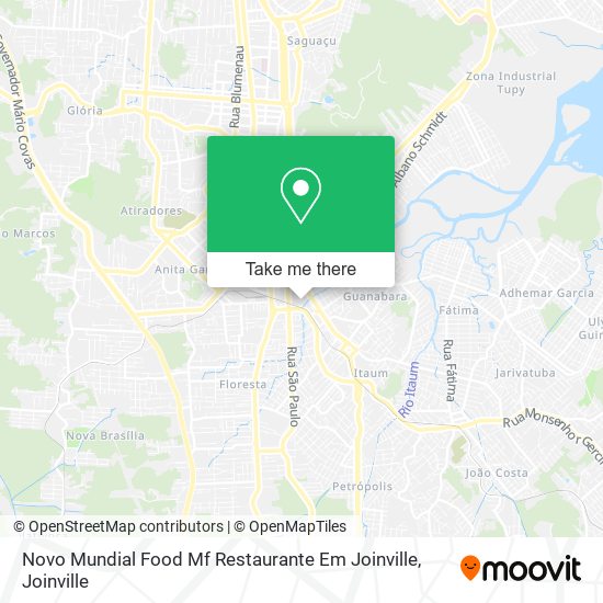 Mapa Novo Mundial Food Mf Restaurante Em Joinville