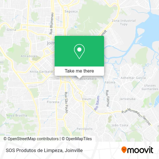 SOS Produtos de Limpeza map
