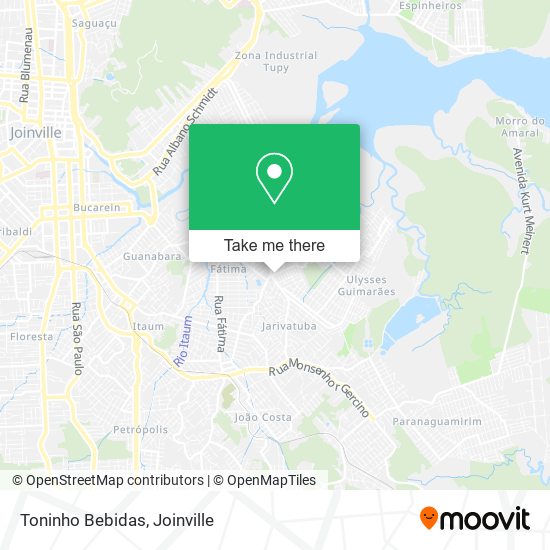 Toninho Bebidas map