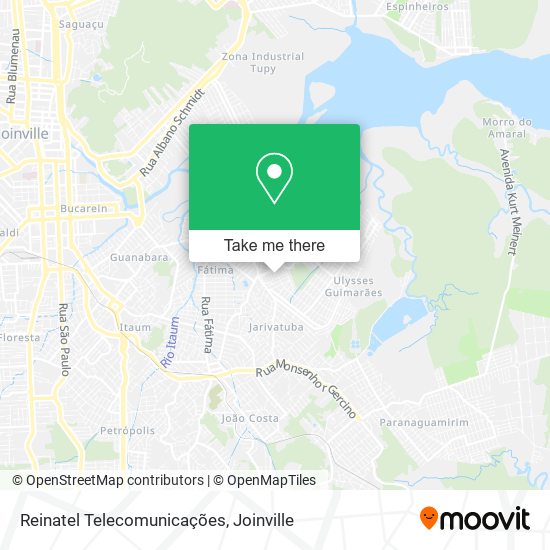 Reinatel Telecomunicações map