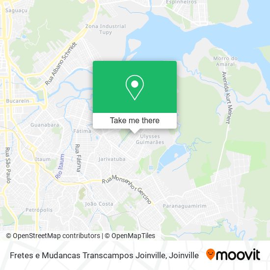 Fretes e Mudancas Transcampos Joinville map