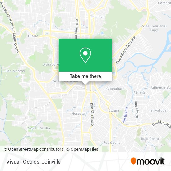 Visuali Óculos map