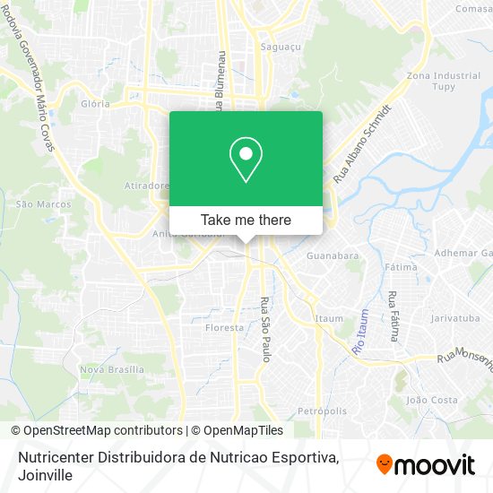 Nutricenter Distribuidora de Nutricao Esportiva map