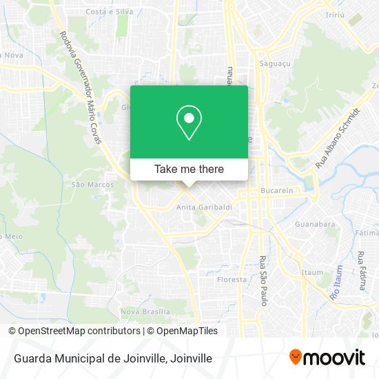 Guarda Municipal de Joinville map