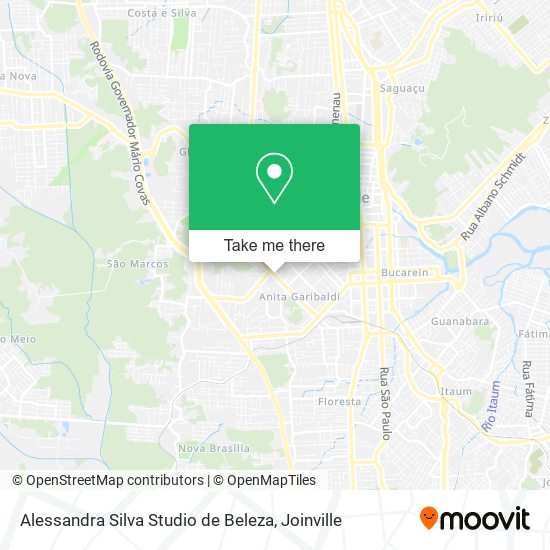 Mapa Alessandra Silva Studio de Beleza