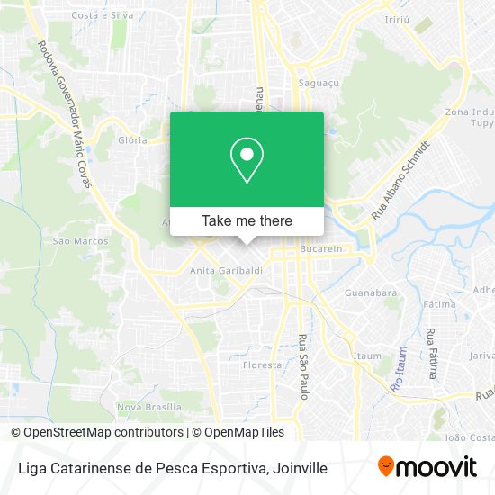 Liga Catarinense de Pesca Esportiva map
