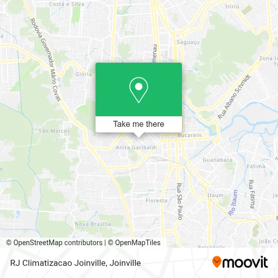 RJ Climatizacao Joinville map