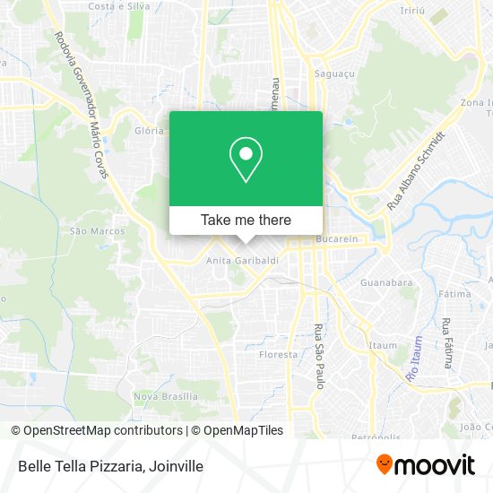 Belle Tella Pizzaria map