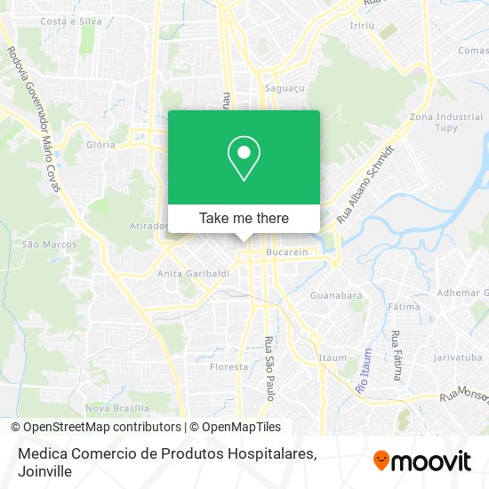 Medica Comercio de Produtos Hospitalares map