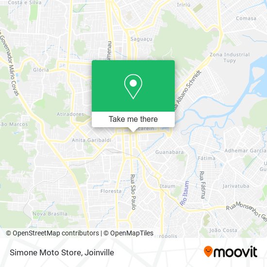 Simone Moto Store map