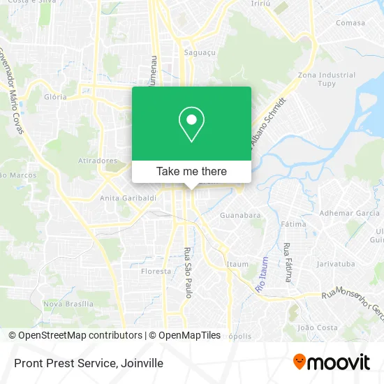 Pront Prest Service map