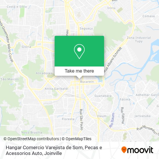 Hangar Comercio Varejista de Som, Pecas e Acessorios Auto map